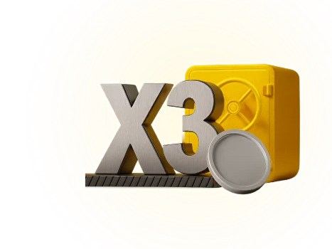 X3 MONEY-BACK GUARANTEE